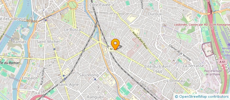 localisation de l'entreprise DPLT à TOULOUSE