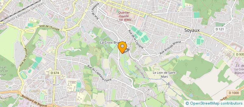 localisation de l'entreprise DPLV INVEST à ANGOULEME