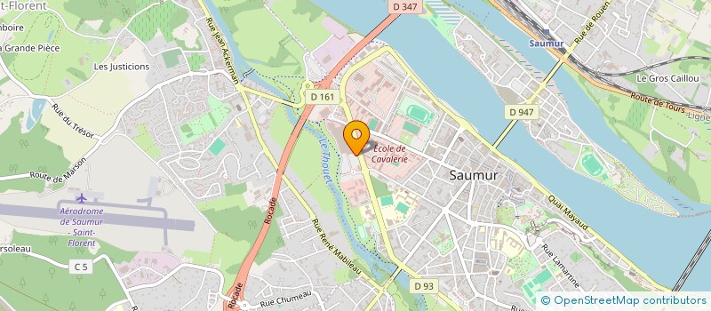 localisation de l'entreprise DPM  SAUMUR