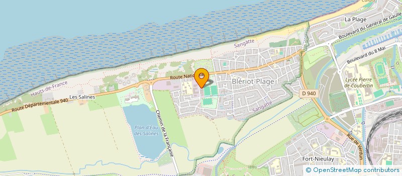 localisation de l'entreprise DPM  SANGATTE