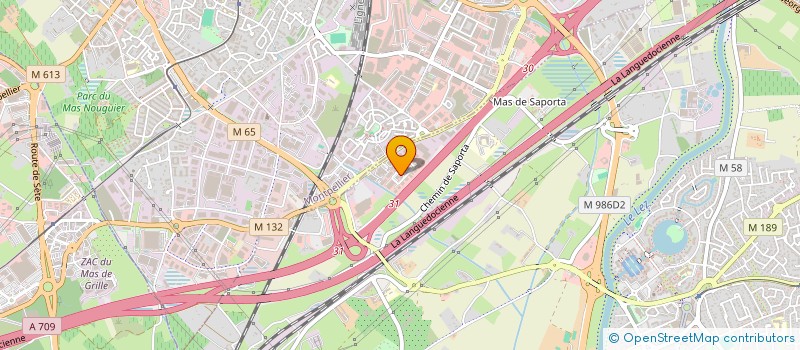 localisation de l'entreprise DPM à LATTES