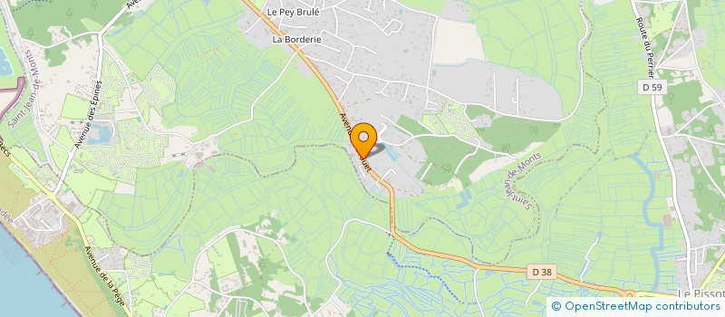 localisation de l'entreprise DPM ANIMATION à SAINT-JEAN-DE-MONTS