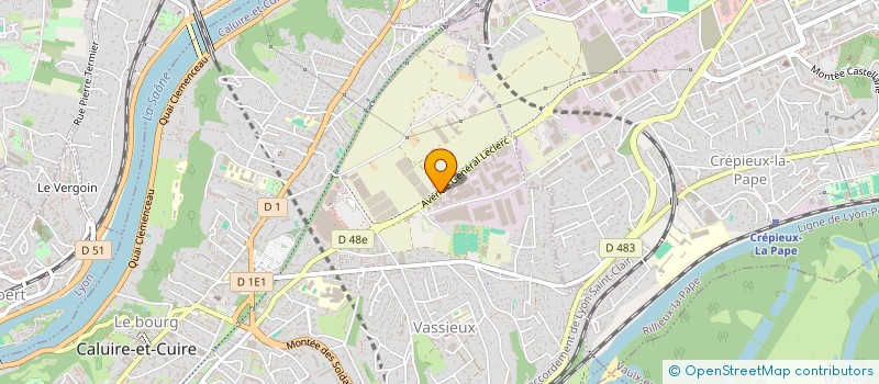 localisation de l'entreprise DPM CONSEIL  CALUIRE-ET-CUIRE