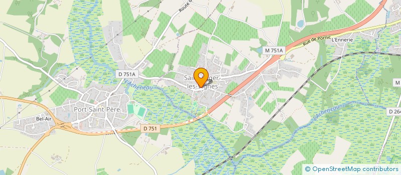 localisation de l'entreprise DPM - DECORATION PEINTURE MENUISERIE  SAINT-LEGER-LES-VIGNES