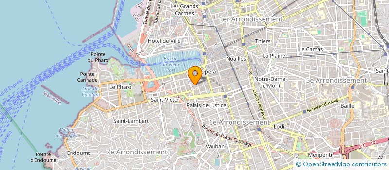 localisation de l'entreprise DPM DISTRIBUTION à MARSEILLE