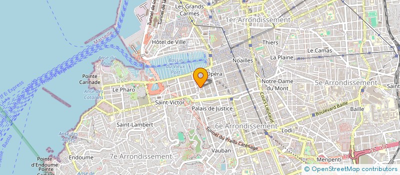localisation de l'entreprise DPM HOLDING à MARSEILLE
