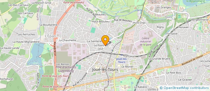 localisation de l'entreprise DPM INVESTISSEMENTS 18  CHAMBRAY-LES-TOURS