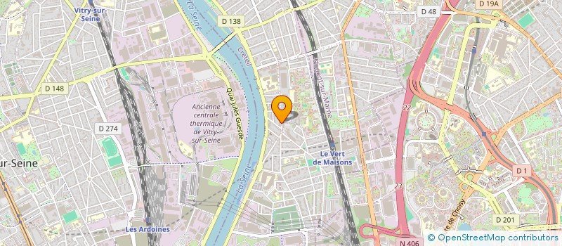 localisation de l'entreprise DPM LOGISTIQUE à ALFORTVILLE