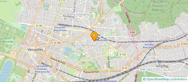 localisation de l'entreprise DPM RENOV à VERSAILLES