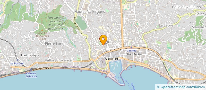 localisation de l'entreprise DPM SUD à CANNES