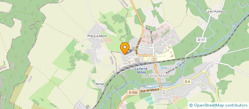 localisation de l'entreprise DPM ZAC  LA FERTE-MILON