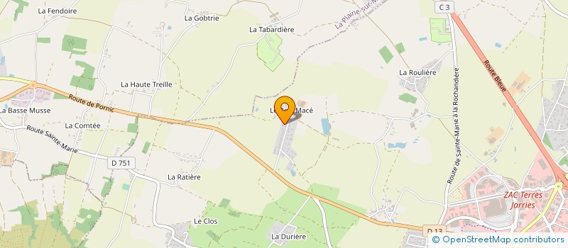 localisation de l'entreprise DPMAG à PORNIC