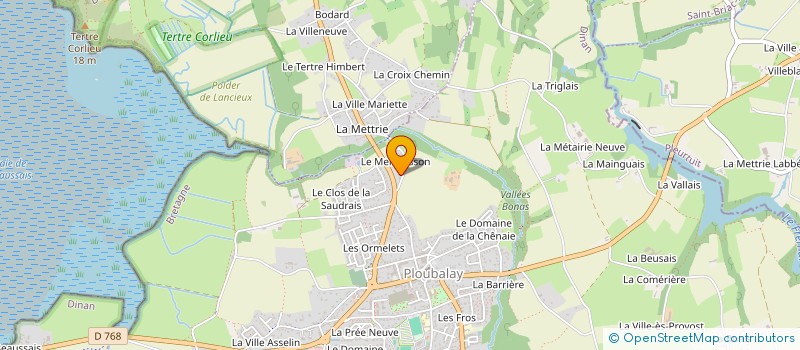 localisation de l'entreprise DPMARINE  BEAUSSAIS-SUR-MER