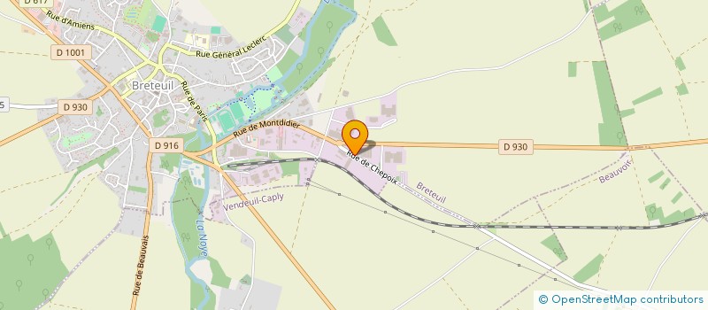 localisation de l'entreprise DPMC CONCEPT PLV à BRETEUIL