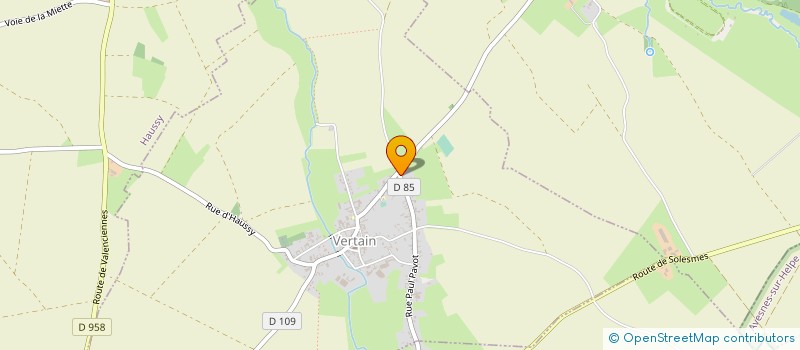 localisation de l'entreprise DPMD à VERTAIN