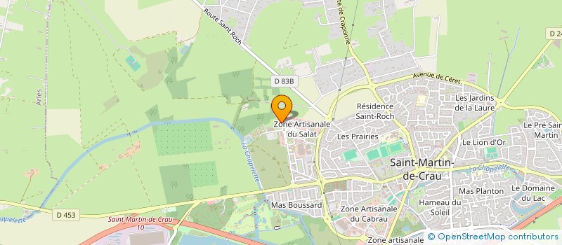 localisation de l'entreprise DPMEV à SAINT-MARTIN-DE-CRAU