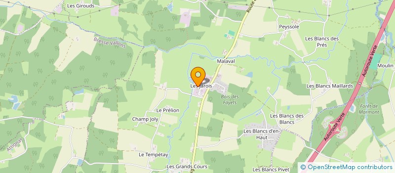 localisation de l'entreprise DPMI à MARBOZ