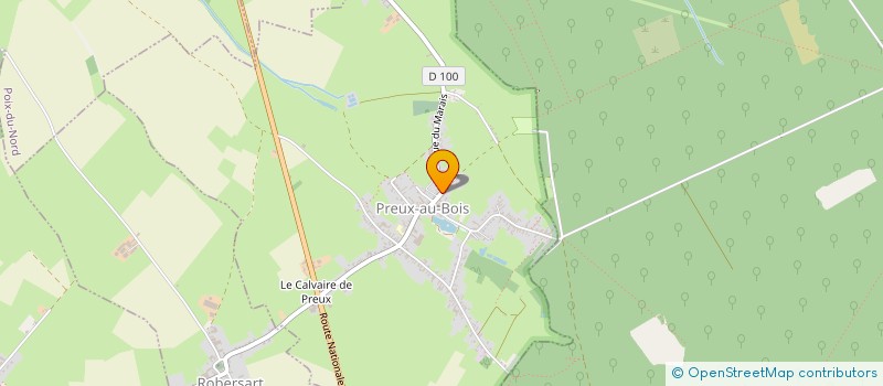 localisation de l'entreprise DPML  PREUX-AU-BOIS