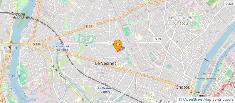 localisation de l'entreprise DPMMXVIII  LE VESINET