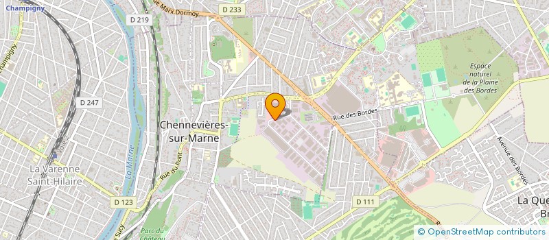 localisation de l'entreprise DPMN FRANCE à CHENNEVIERES-SUR-MARNE