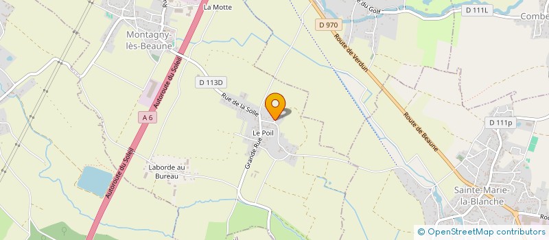 localisation de l'entreprise DPN  MONTAGNY-LES-BEAUNE