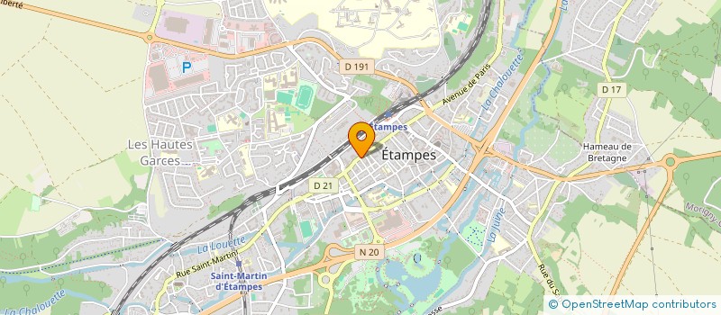 localisation de l'entreprise DPN 91  ETAMPES