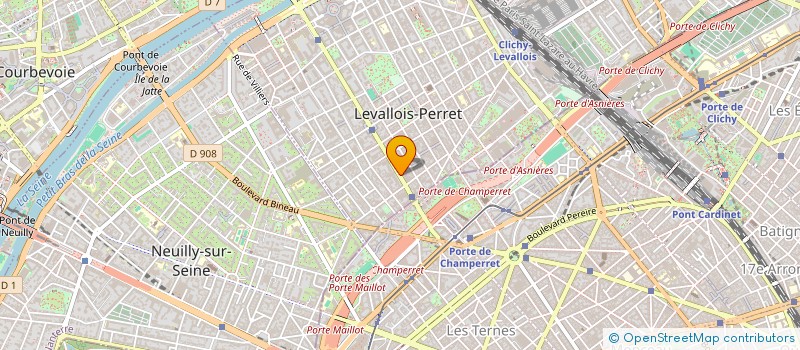 localisation de l'entreprise DPN COURTAGE à LEVALLOIS-PERRET