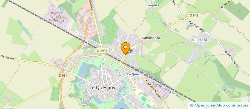 localisation de l'entreprise DPNOL INVEST  VILLEREAU