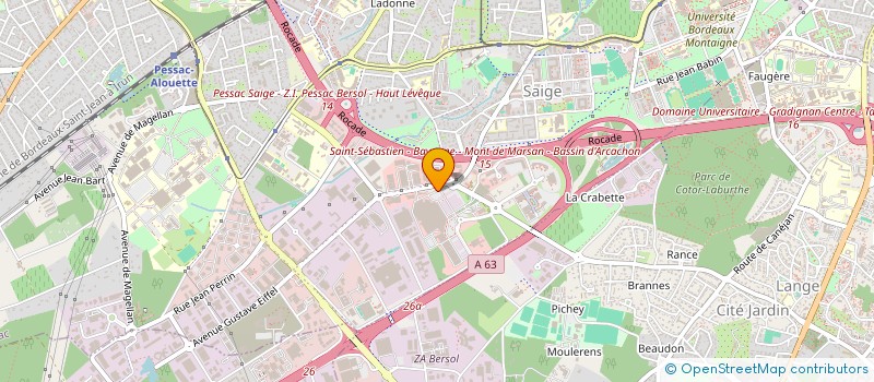 localisation de l'entreprise DPO à PESSAC