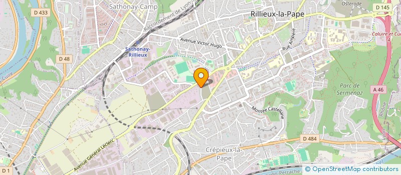 localisation de l'entreprise DPO CONSEILS à RILLIEUX-LA-PAPE