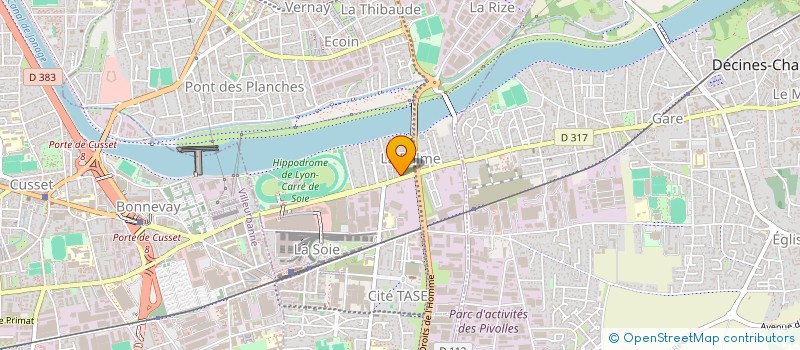 localisation de l'entreprise DPO JOSE LUIS MANUEL RODRIGUES FERNANDES  VAULX-EN-VELIN