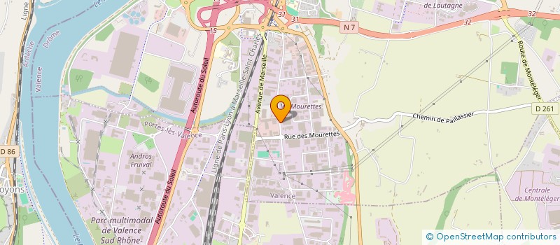 localisation de l'entreprise DPP 26 à SALAISE-SUR-SANNE