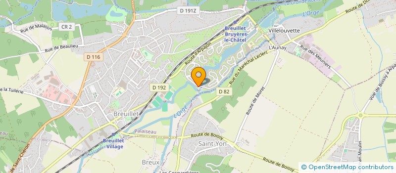 localisation de l'entreprise DPQM TAXI à BREUILLET
