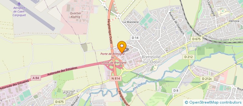 localisation de l'entreprise DPQR  BRETTEVILLE-SUR-ODON