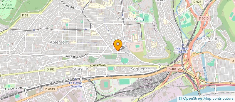 localisation de l'entreprise DPR-DECORATION-PEINTURE-RAVALEMENT à LE HAVRE