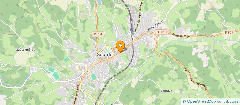 localisation de l'entreprise DPR DISTRIBUTION à GOURDON