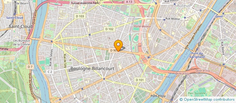 localisation de l'entreprise DPR ECO à BOULOGNE-BILLANCOURT