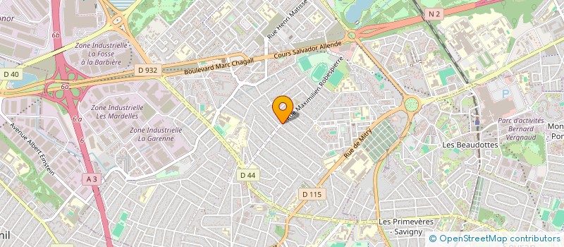 localisation de l'entreprise DPRG à AULNAY-SOUS-BOIS