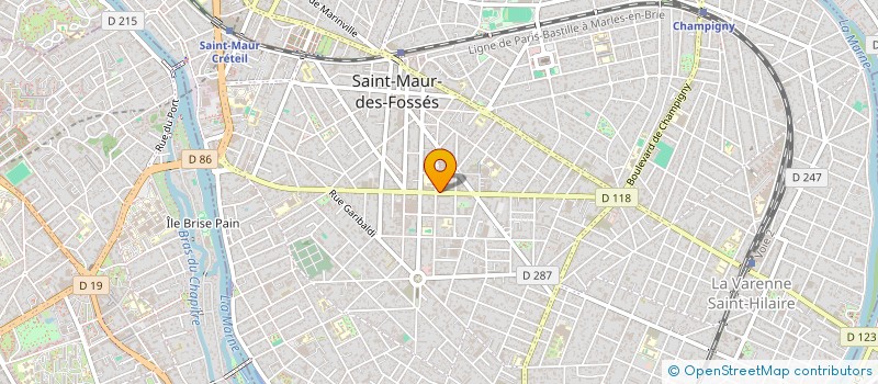 localisation de l'entreprise DPRO à SAINT-MAUR-DES-FOSSES