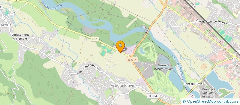 localisation de l'entreprise DPS  ARTIGUELOUVE