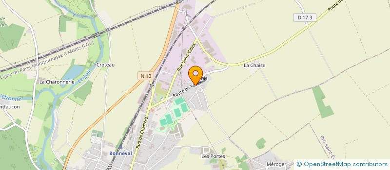 localisation de l'entreprise DPS à BONNEVAL