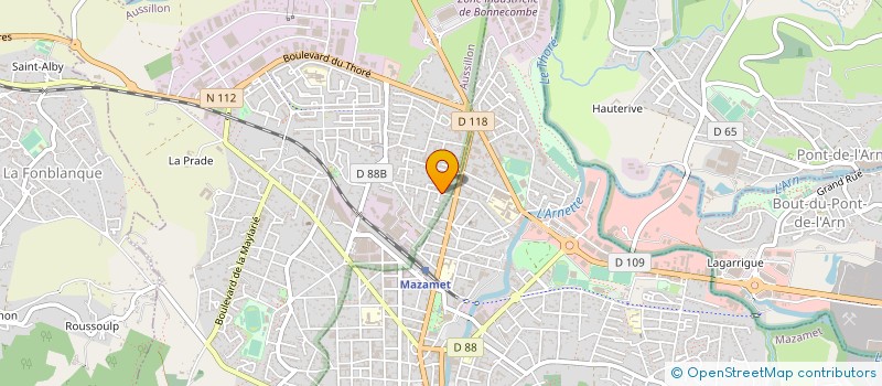 localisation de l'entreprise DPS  AUSSILLON