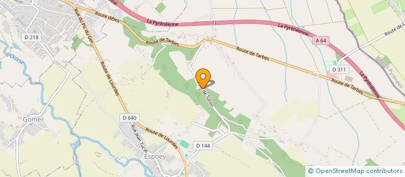 localisation de l'entreprise DPS 64 - PYRENEES ATLANTIQUES  ESPOEY