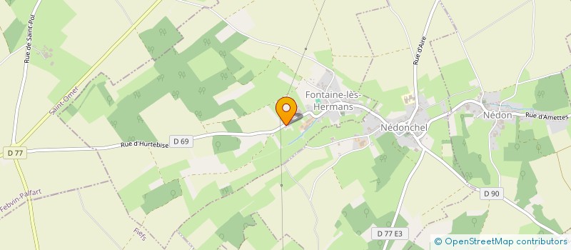 localisation de l'entreprise DPS  FONTAINE-LES-HERMANS