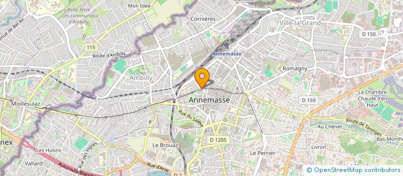 localisation de l'entreprise DPS à ANNEMASSE