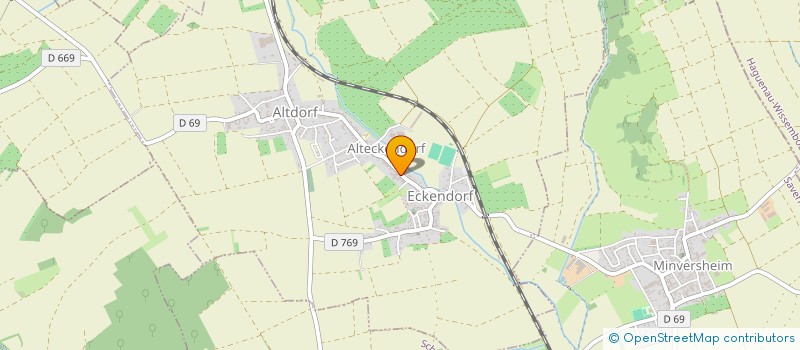 localisation de l'entreprise DPS ALSACE  WICKERSHEIM-WILSHAUSEN