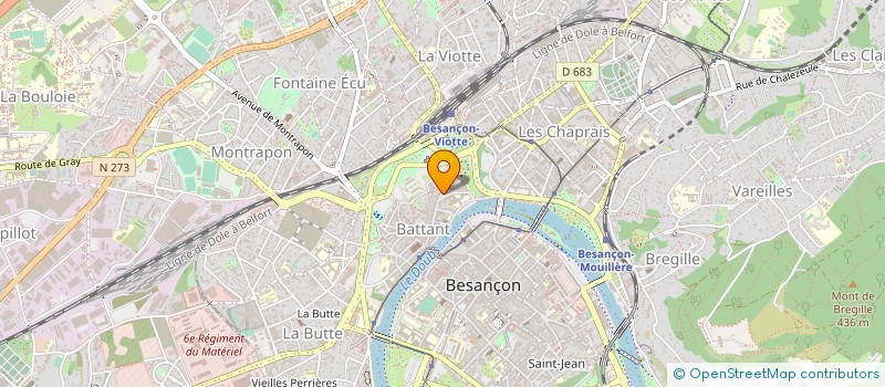 localisation de l'entreprise DPS CAR à BESANCON