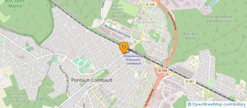 localisation de l'entreprise DPS DIFFUSION PRODUITS SERVICES à PONTAULT-COMBAULT