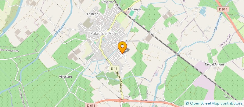 localisation de l'entreprise DPS LOGISTIC  PALAU-DEL-VIDRE