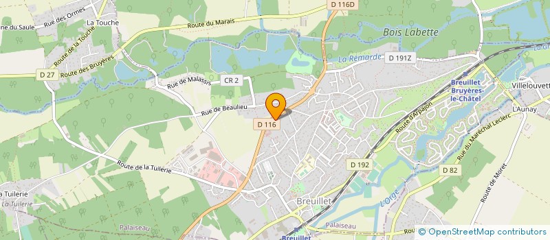 localisation de l'entreprise DPS RAVALEMENT à BREUILLET